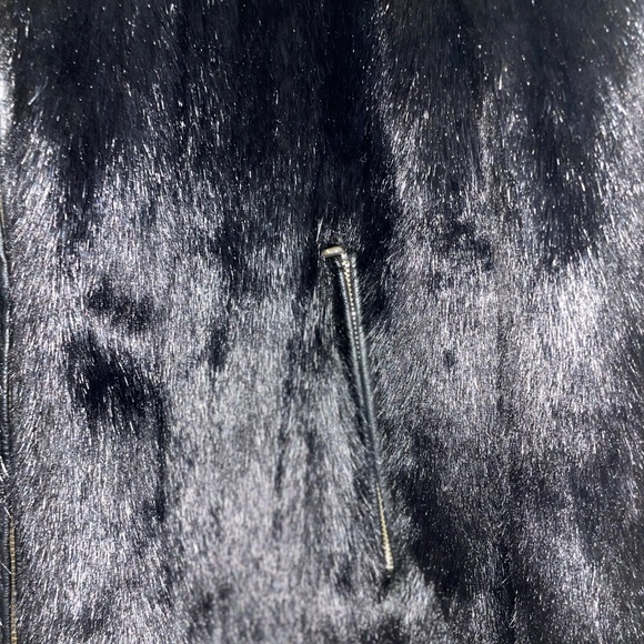 Zara black fur coat - Picture 5 of 6